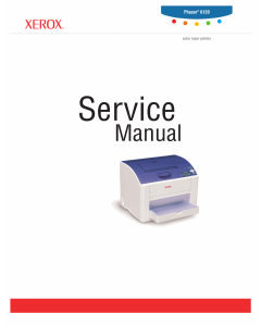 Xerox Phaser 6120 Parts List and Service Manual