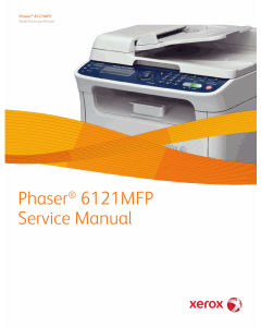 Xerox Phaser 6121-MFP Parts List and Service Manual