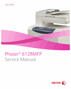 Xerox Phaser 6128-MFP Parts List and Service Manual