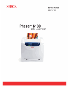 Xerox Phaser 6130 Parts List and Service Manual