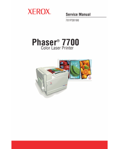 Xerox Phaser 7700 Parts List and Service Manual