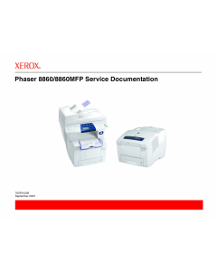 Xerox Phaser 8860 8860-MFP Parts List and Service Manual