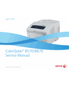 Xerox Printer ColorQube-8570 8870 Parts List and Service Manual