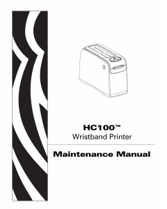 Zebra Label HC100 Maintenance Service Manual