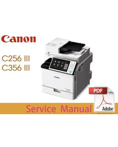Canon imageRUNNER iR ADV C256III C356III Service Manual.
