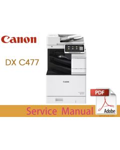 Canon imageRUNNER iR ADV DX C477 C477i C477iF C477iZ C477iFZ Service Manual.