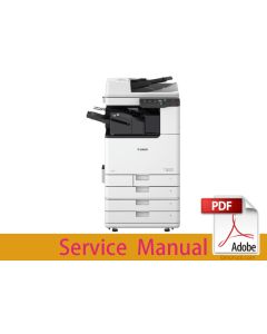 Canon imageRUNNER ADVANCE IR C3322 C3326 C3326i Color Copoer MFP Service Manual.