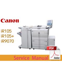 Canon imageRUNNER iR105 iR105+ iR9070 Service Manual.