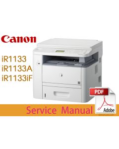 Canon imageRUNNER iR1133 iR1133A iR1133iF Service Manual.