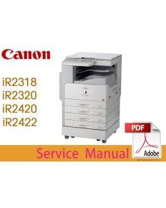 Canon imageRUNNER iR2318 iR2320 iR2420 iR2422 Service Manual.