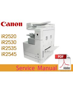 Canon imageRUNNER iR2520 iR2525 iR2530 iR2535 iR2545 Service Manual.