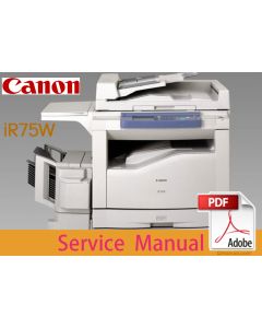 Canon imageRUNNER iR70W iR75W Service Manual.