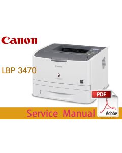 Canon imageRUNNER LBP3470 Service Manual.