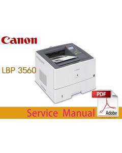 Canon imageRUNNER LBP3560 Service Manual.