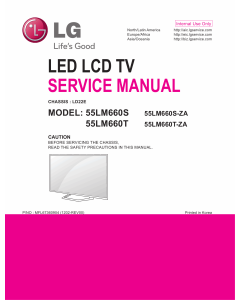 LG LCD TV 55LM660S 55LM660T Service Manual 