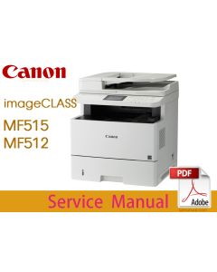 Canon imageCLASS MF515dw MF515x MF512x Service Manual.