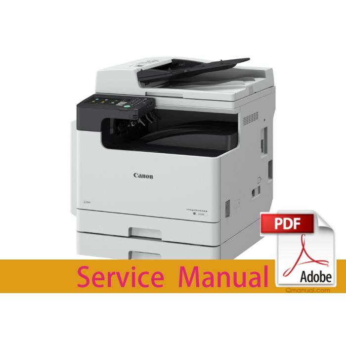 Canon imageRUNNER iR 2425 / iR2425i Monochrome MFP Copier Service Manual and Parts List.