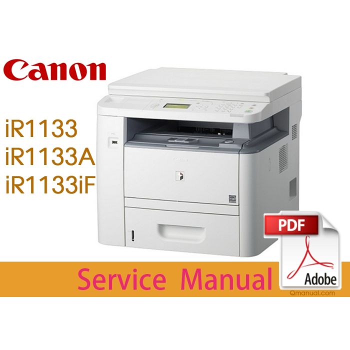 Canon imageRUNNER iR1133 iR1133A iR1133iF Service Manual