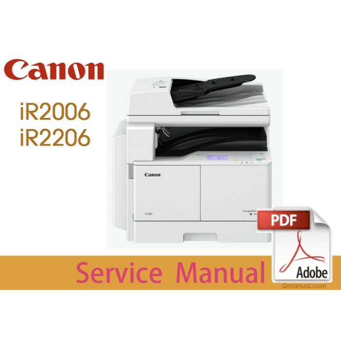 Canon imageRUNNER IR 2006 2206 N AD F i iF L  Service Manual.