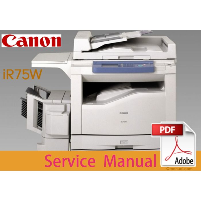 Canon imageRUNNER iR70W iR75W Service Manual.