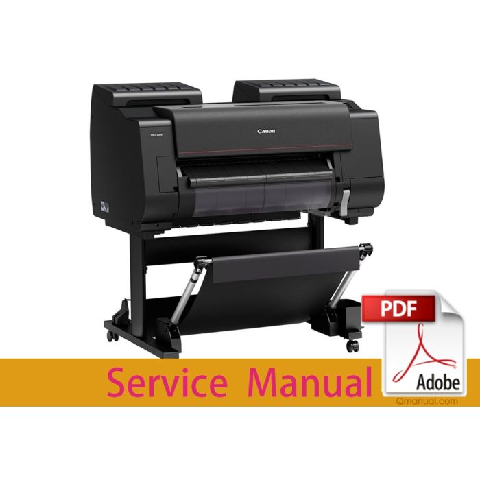 Canon imagePROGRAF PRO-520 540 560 / PRO-2000 4000 6000 Service Manual