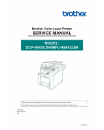 Brother Laser-MFC 9840CDW DCP9045CDN Service Manual