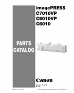 CANON imagePRESS C6010 C6010VP C7010VP Parts Manual PDF download