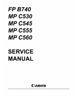 Canon MultiPASS MP-C530 C545 C555 C560 FB-P740 Service Manual