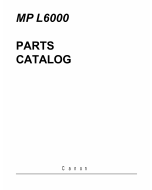 Canon MultiPASS MP-L6000 Parts Catalog Manual