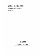 Canon PIXUS i550 i850 i950 Service Manual