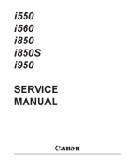 Canon PIXUS i560 i850S Service Manual
