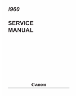 Canon PIXUS i960 i965 Service Manual