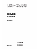 Canon imageCLASS LBP-3260 Service Manual