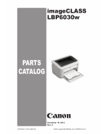 Canon imageCLASS LBP-6030w 6000 6018 6020 6030 Parts Catalog Manual