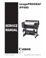 Canon imagePROGRAF iPF-680 Service Manual