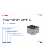 Canon imageRUNNER-iR LBP3480 Service Manual