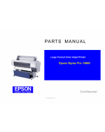 EPSON StylusPro 10600 Parts Manual