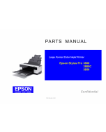 EPSON StylusPro 3800 3800C 3850 Parts Manual