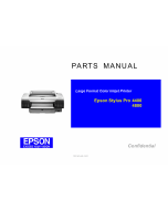 EPSON StylusPro 4400 4800 Parts Manual