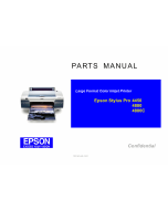 EPSON StylusPro 4450 4880 4880C Parts Manual