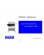 EPSON StylusPro 7500 Parts Manual