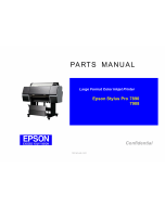 EPSON StylusPro 7890 7908 Parts Manual