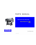 EPSON StylusPro 7900 7910 Parts Manual