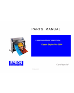 EPSON StylusPro 9500 Parts Manual