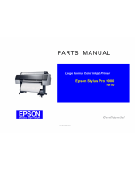 EPSON StylusPro 9900 9910 Parts Manual