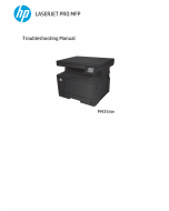 HP LaserJet Pro-MFP M435nw Troubleshooting Manual PDF download