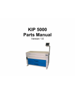 KIP 5000 K-109 Parts Manual