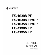 KYOCERA MFP FS-1030MFP 1035MFP 1130MFP 1135MFP Service Manual