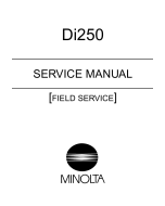 Konica-Minolta MINOLTA Di250 FIELD-SERVICE Service Manual