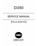 Konica-Minolta MINOLTA Di350 FIELD-SERVICE Service Manual